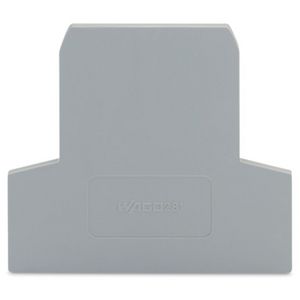 Afsluit-+tussenplaat 2,5mm grijs 281-311 VVE=25