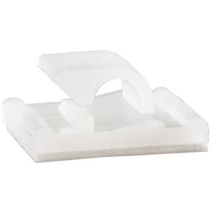 Zelfklevende Beugel Ronde Kabels 13.5mm Naturel VVE=500