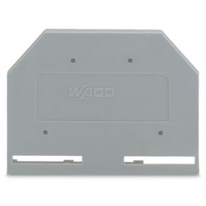 Afsluit-+tussenplaat 3mm grijs 281-301 VVE=25