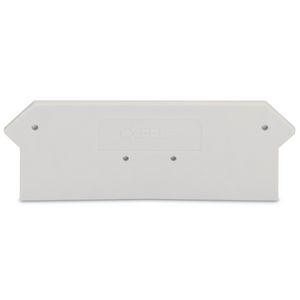 Afsluit-+tussenplaat 2,5mm li.grijs 280-364 VVE=25