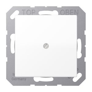 Centraalplaat A500 wit mat slag kabelinvoer