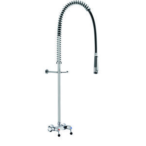 Voorspoelkolom zwart +muurmengkrn +sproeier 433010 +z. krn