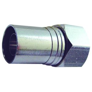 Doos a 10st. Krimpconnector Coax 12 vaste bus F female
