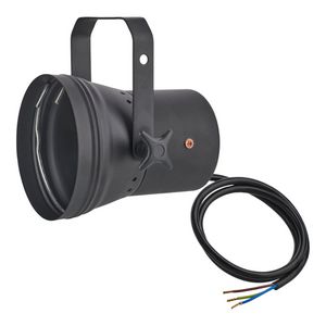 Pinspot PAR36 6.4V met 90cm kabel IP20 zwart