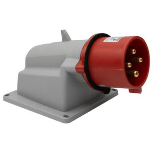 Toestelcontactstop 400V 32A 4P IP44 rood P17 Tempra