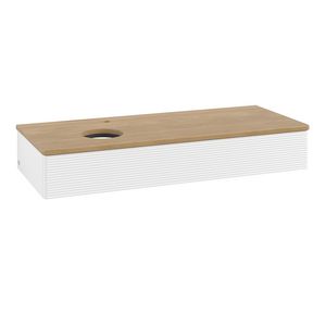 Wastafelonderkast Antao 1200x190x500mm White Matt Lacquer K11151MT