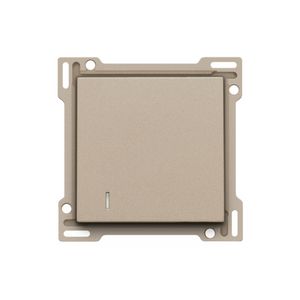 Afwerkingsset hotelkaartschakelaar champagne coated