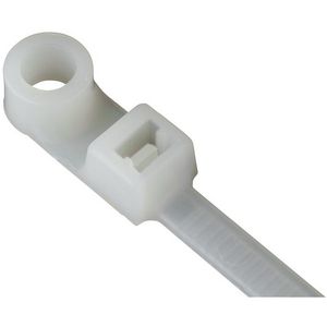 Kabelbinder met bevestigingsoog 152x3,3mm naturel VVE=100