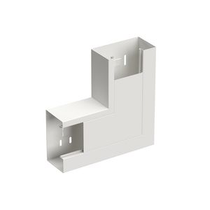 Verticaal hoekstuk wandgoot +D LSU-130/72 WGX signaalwit RAL9003