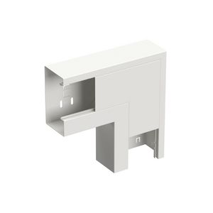 Verticaal hoekstuk wandgoot +D LSN-130/72 WGX signaalwit RAL9003