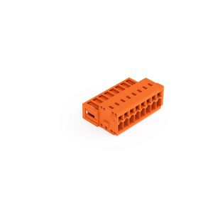 1-draads male steker 1,5mm² oranje 734-338 VVE=50