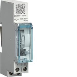 Programmaklok elektromechanisch dagprogramma 1 m 16A