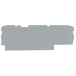 Afsluitplaat 1 mm dik grijs 2002-1591 VVE=25