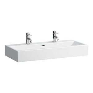 Living City meubelwastafel 1000x460x155mm wit 2xkraang/overl