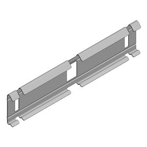 Koppelplaat draadgoot h=60 clip-on verz