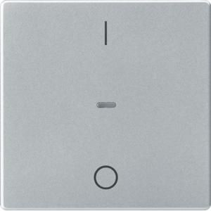 Afdek. drukknopmodule, 1-v, I/O, berker Q.1/Q.3/Q.7 alulook Hager