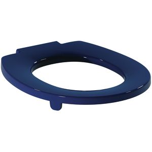 Contour 21 closetzitting blauw zonder deksel met special buffers