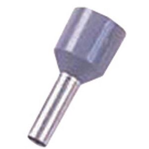 Geisoleerd adereindh. extra breed 4mm² 10mm L vertind VVE=100