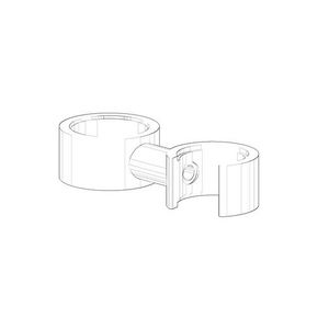 Houder voor douche/badkuip staand Champagne (22kt Goud)