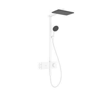 Showerpipe 210/340 2 straalsoorten ShowerSelect Raindance Alive Q mat wit