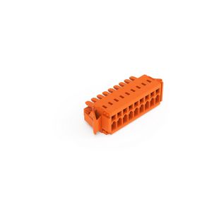 1-draads female steker 1,5mm² oranje 734-209/037-000 VVE=50
