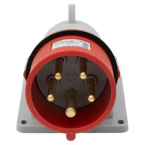 Toestelcontactstop 400V 16A 5P IP44 rood P17 Tempra