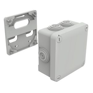 Doos a 10st. Plexo P31+ Kit adapter+lasdoos 105x105mm