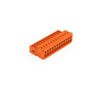 1-draads male steker 1,5mm² oranje 734-342 VVE=50