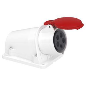 Wandcontactdoos Gehoekt 3P+N+A 16A 380-415V AC 6h PratiKa