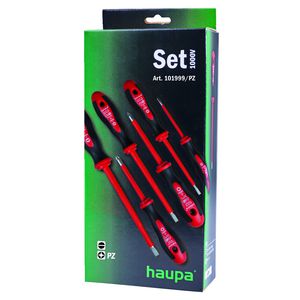 Schroevendraaierset 6-delig 1000V sleuf+pozidriv