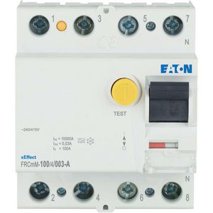 Aardlekschakelaar digi RCCB FRCMM 100A 4-polig 30mA 10kAA 415V