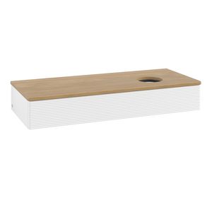 Wastafelonderkast Antao 1200x190x500mm White Matt Lacquer K12111MT