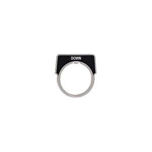 Etiket drukknop 30mm MarkeringDOWN" Zwar Harmony 9001K