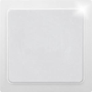 Blindplaat voor E-Design, 55x55 mm, antraciet mat