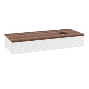 Wastafelonderkast Antao 1200x190x500mm White Matt Lacquer K12152MT