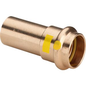Overgangskoppeling Met Sc 12 brons/(gas) blank VVE=5
