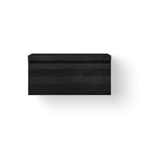 Badmeubel WOODEN BASIC DRAWER 800mm 1x la eiken zwart
