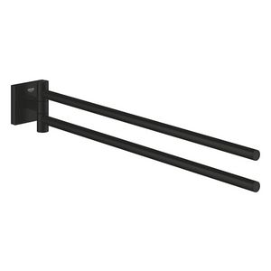 Start Cube handdoekhouder 2-Lids mat zwart