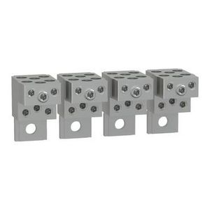 Aluminium connector-voor 6 kabels 1,5 tot 35mm² -voor Transf