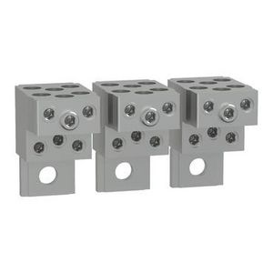 Aluminium connector-voor 6 kabels 1,5 tot 35mm² -voor Transf