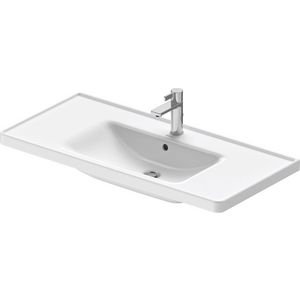 D-NEO #236710 wastafel 1005mm wit met kraangat met overloop