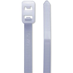 Kabelbinder dubbel kop zwart PA 6.6 VVE=11000