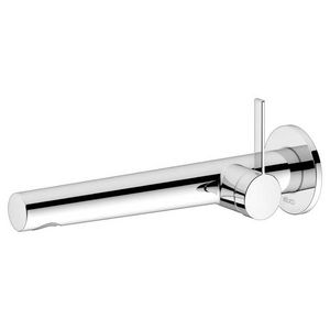 1-hendel wastafelmengkraan voor wandmontage rond