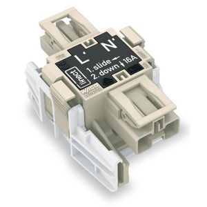 Linect-T-connector 2-polig Cod. L 770-7502 VVE=25
