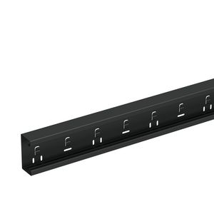Wandgoot U-110/52 L=2.5m WGX zwart RAL9017
