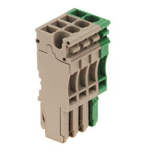 Plug Plug-in groen d.beige 2.5mm² 24 A, 1867110000 VVE=25