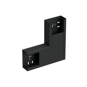 Verticaal hoekstuk wandgoot +D LSU-110/52 WGX zwart RAL9017