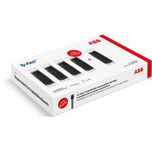 Kabelbinder promo box 222n 304mm BLK-UV
