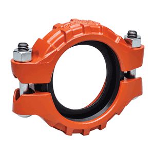 Groefkoppeling flexibel 177 oranje 6"x168,3mm