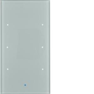 Tastsensor KNX-touch 3-v berker TS Sensor glas alu